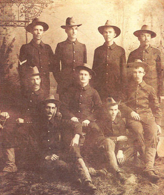 Members of the 1st Florida Volunteer Infantry, Co. H, 1898