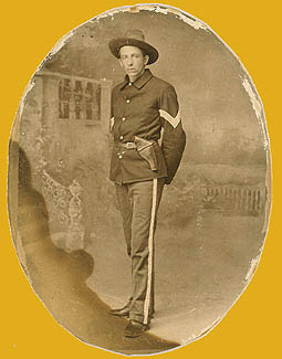 Sgt. Alfred Hall, 1st Ohio Volunteer Infantry, 1898