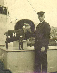 Jack McSherry, CPO, aboard Helena in the 1920's