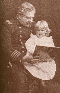 Capt. Charles Clark with his granddaughter