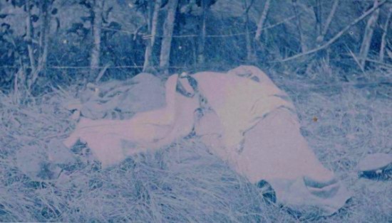 Bodies of Hamilton Fish and Pvt Stevens