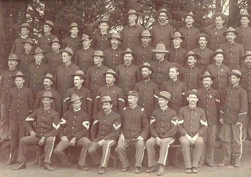 The 1st Idaho Volunteer Infantry, Co. H, 1898