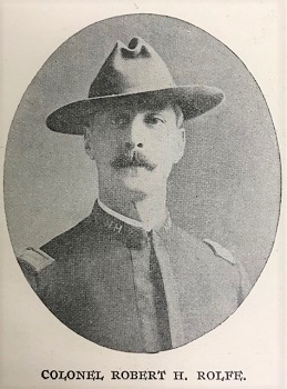 Col. Rolfe, 1st New Hampshire Volunteer Infantry, 1898