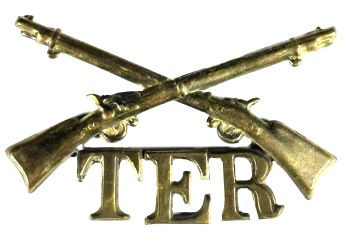 Hat Insignia of the 1st Territorial Volunteer Infantry