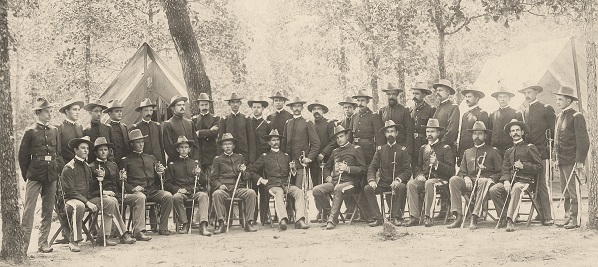 The 6th U.S. Volunteer Infantry Field and Staff