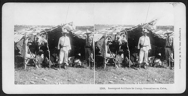 Cuban Insurgent Camp, 1898