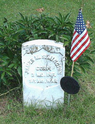 Grave of Cpl. James Symington, 2nd Missouri Volunteer Infantry