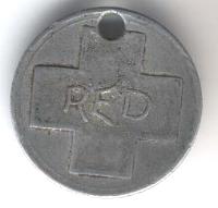 Back - Red-cross-issued dog tag
