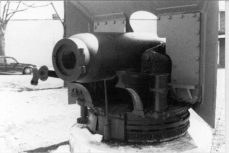 The breech of the Almirante Oqunedo's gun in Palmyra, New York