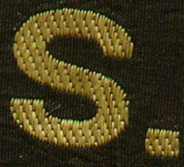 Hat Band - Embroidered Letters