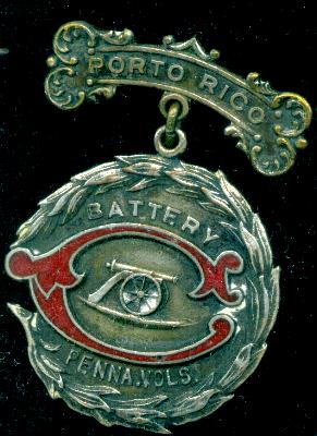 Front - Pennsylvania Volunteer Light Artillery Battery C Medal