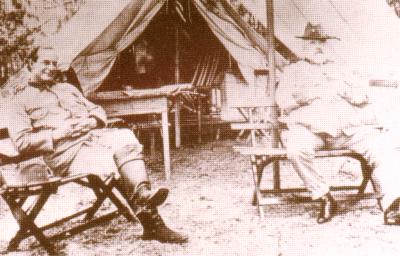 Col. William Jennings Bryan and Maj. Gen. Fitzhugh Lee at Camp Cuba Libre