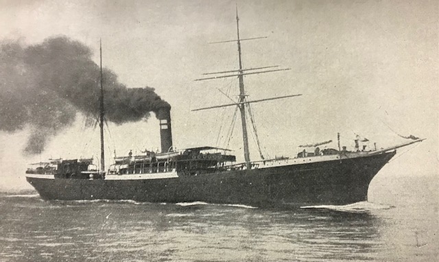 Spanish Steamer CATALINA captured as a prize in 1898