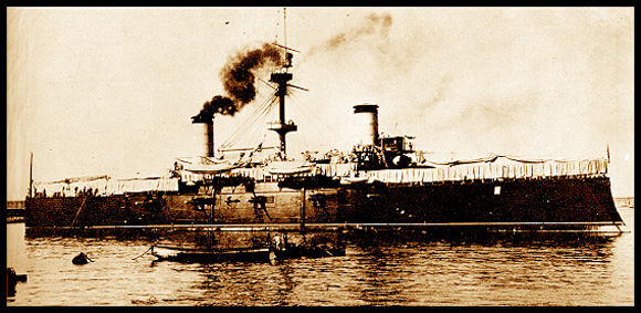 Spanish Cruiser Cristobal Colon