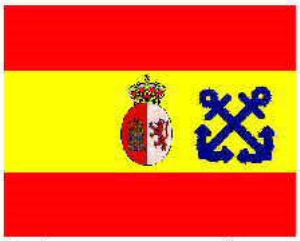 Spanish Fleet Admiral Flag, 1898