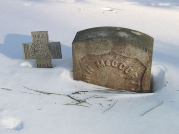 Grave of John McGourty in Maine