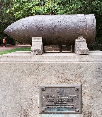 Ten Inch Shell from the U.S.S. Maine
