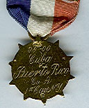 Back - 1st New York Cavalry Medal