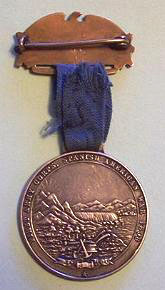 Back - 3rd U.S. Volunteer Cavalry Medal