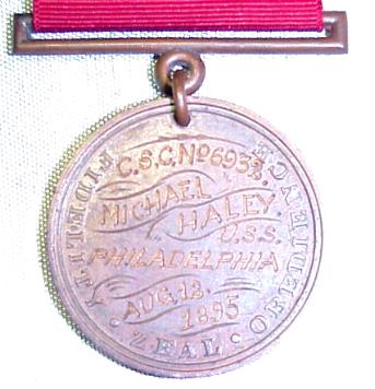 Back - Navy Good Conduct Medal