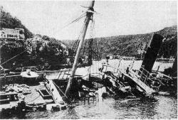 The wreck of the Reina Mercedes
