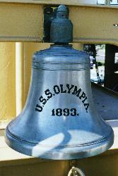 The bell of the Cruiser Olympia