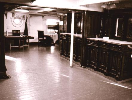 Dewey's stateroom on the Cruiser Olympia
