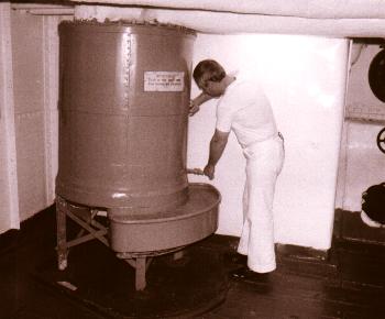 The Scuttlebutt or Water Cooler Aboard the Cruiser Olympia