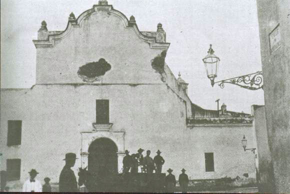 San Jose Cathedral in San Juan, P.R., after the bombardment, 1898