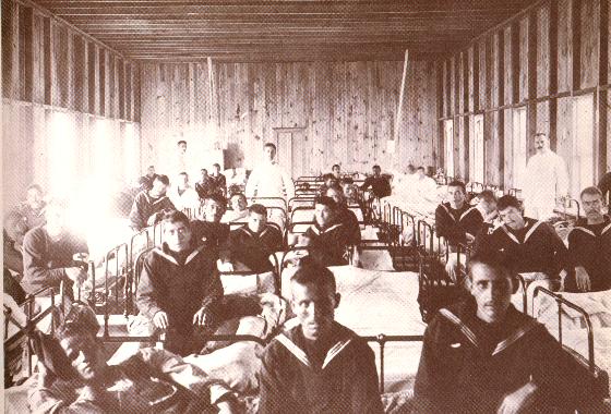 Spanish Prisoners at Portsmouth Navy Yard.