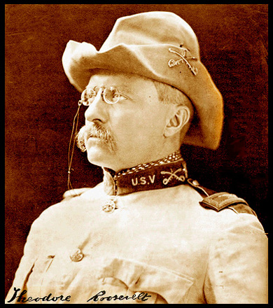 Theodore Roosevelt in his Rough Rider Uniform